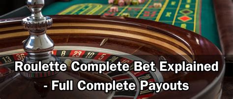 Roulette Complete Bet Payouts (With Images) – DiceChip.